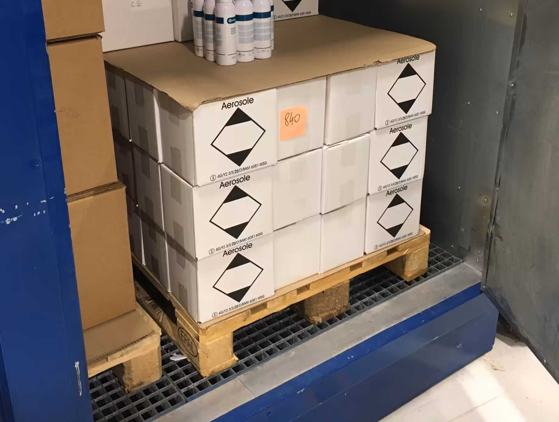 Opslag van limited quantities