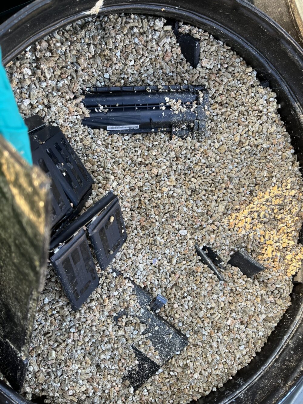 Lithium batterijen in de afvalfase